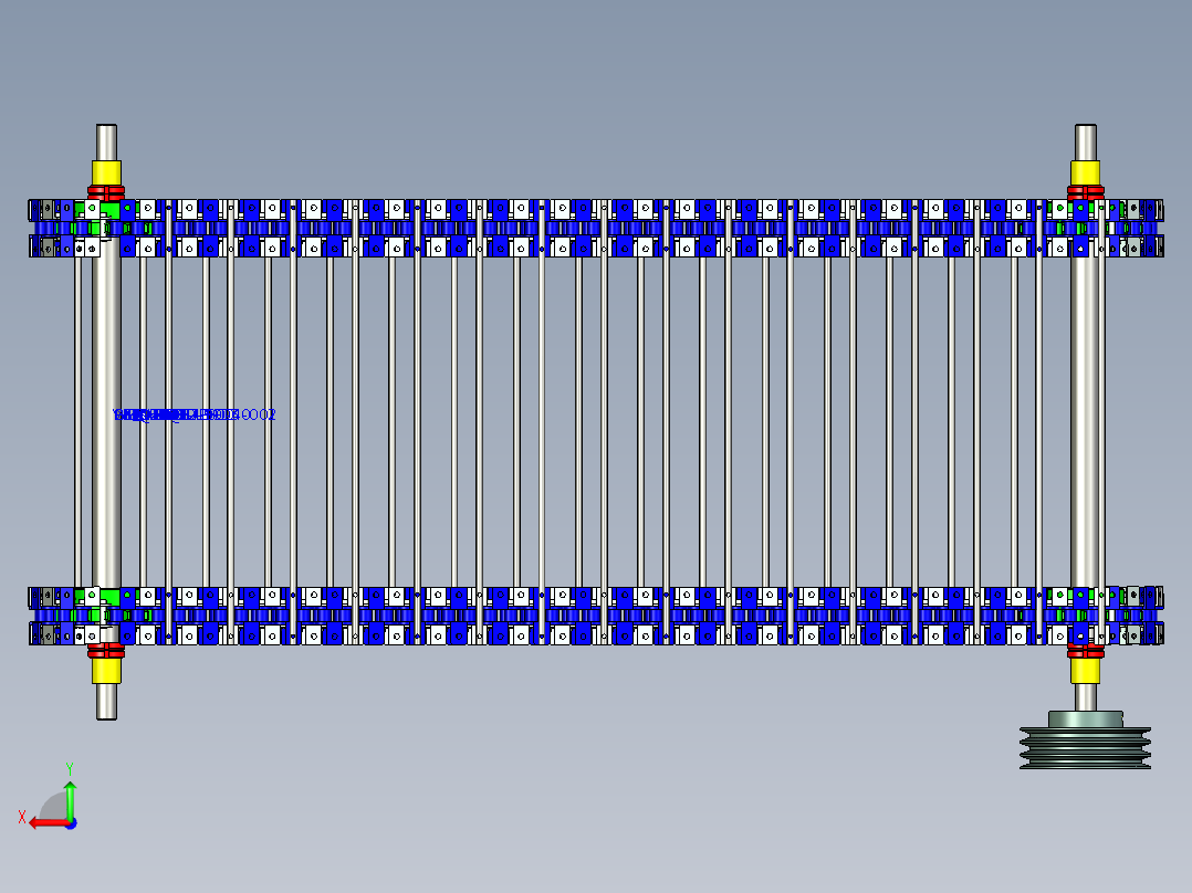 熟鸡蛋剥皮机后视图
