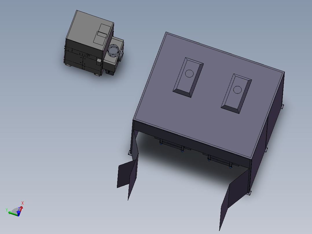 双工位激光焊接设备sw17主视图