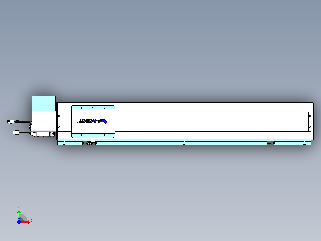 威洛博VBC同步带传动一无尘环境VBC14-L45-S650-BRD-ZP75-C3前视图