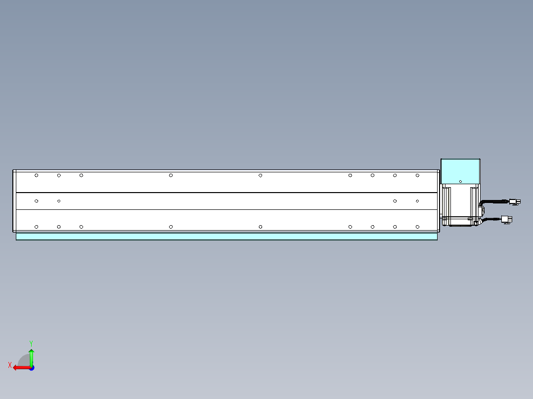 威洛博VBC同步带传动一无尘环境VBC14-L45-S650-BRD-ZP75-C3后视图