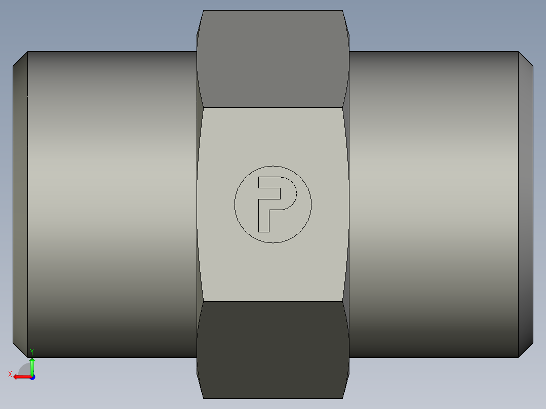 卡套式工业通用硬管接头EO Union G12SCFX后视图