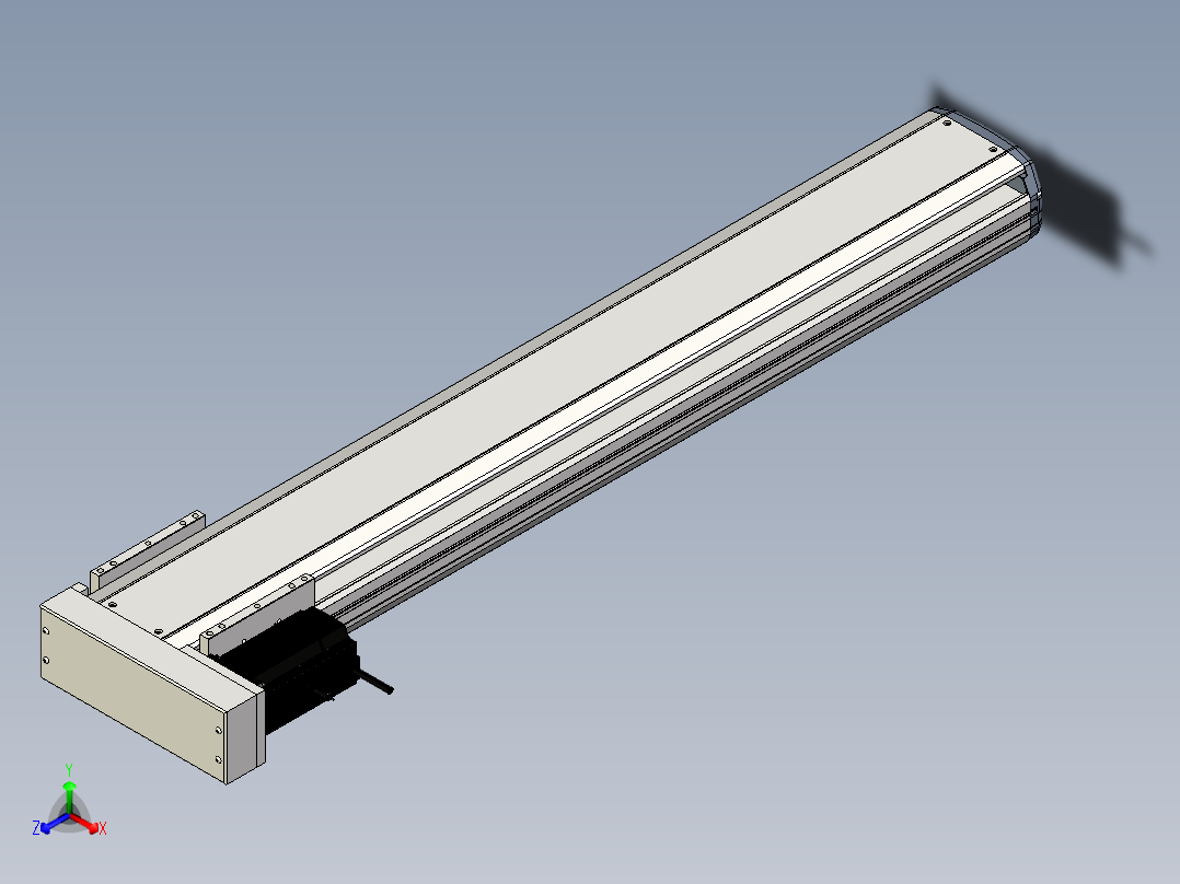 Toyo东佑达直线模组-ETH17-1000-BL-M75主视图