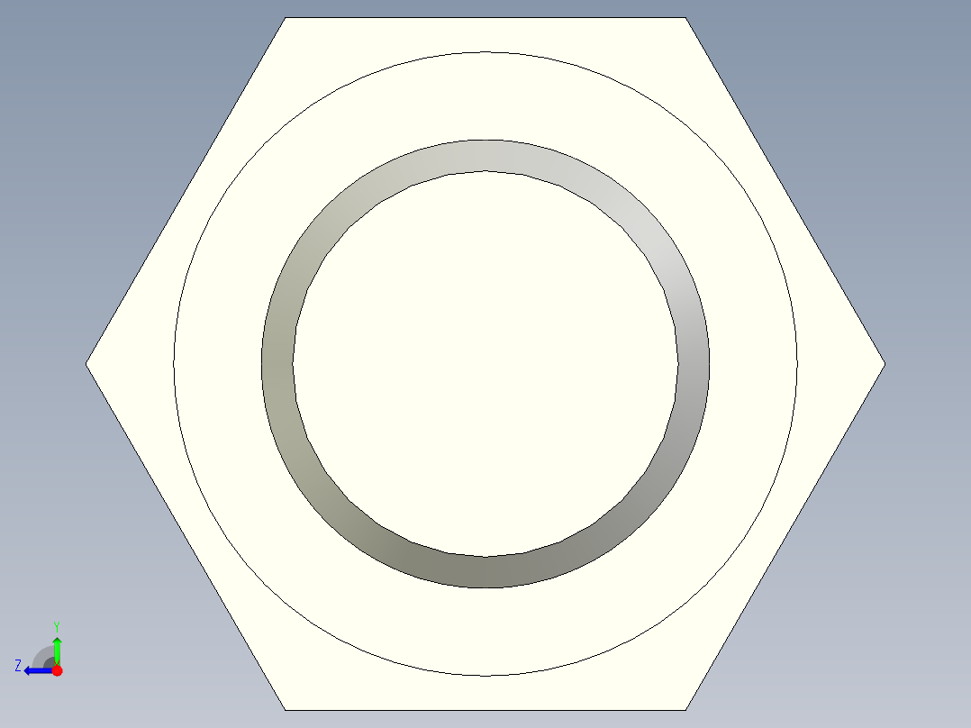 螺钉-DIN_931-M22x2.5x75_34.stp右视图