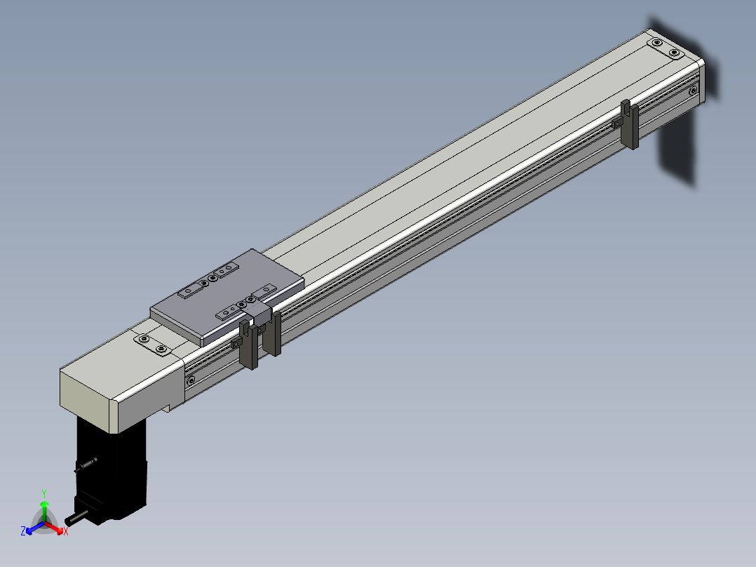 Toyo东佑达直线模组-ETB6-400-BM-M10正等轴测图