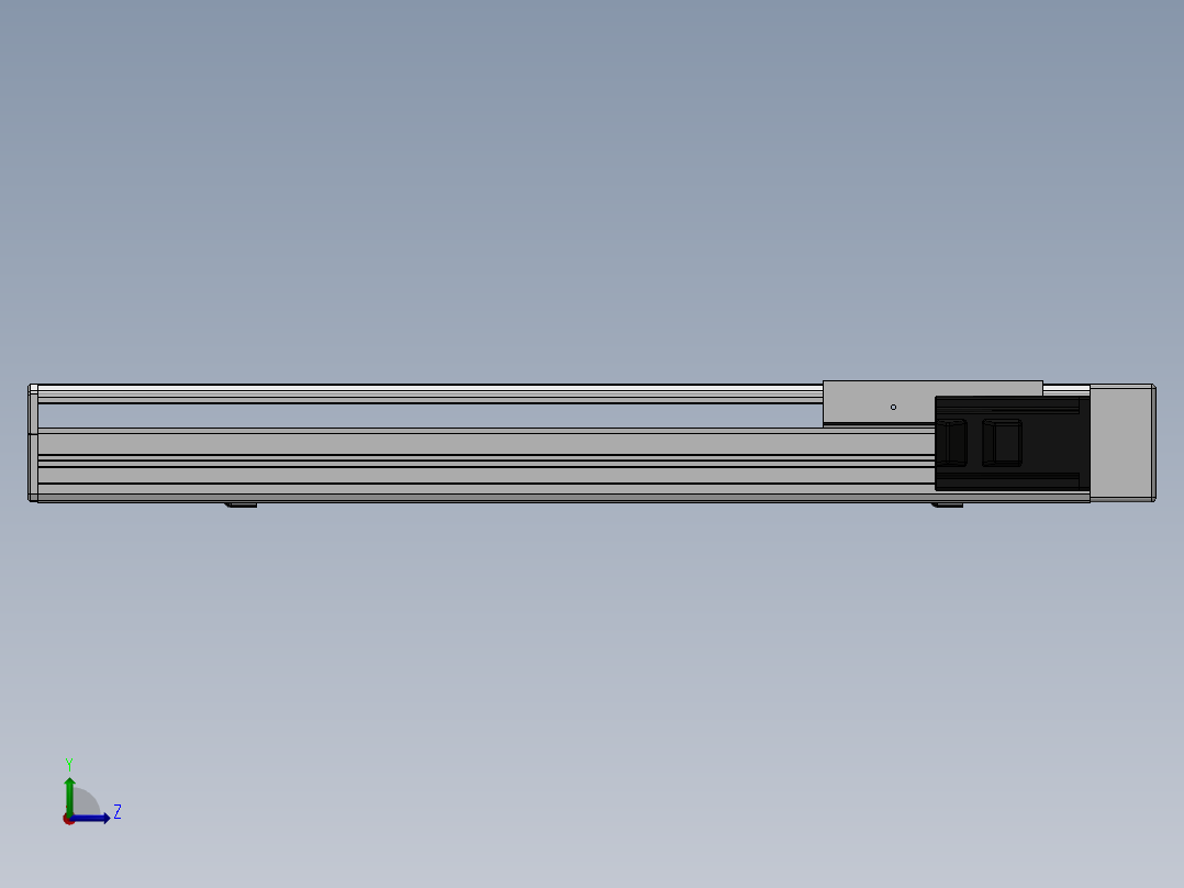 精密模组MY140-T10-450L-BR-P40B-C4-C左视图