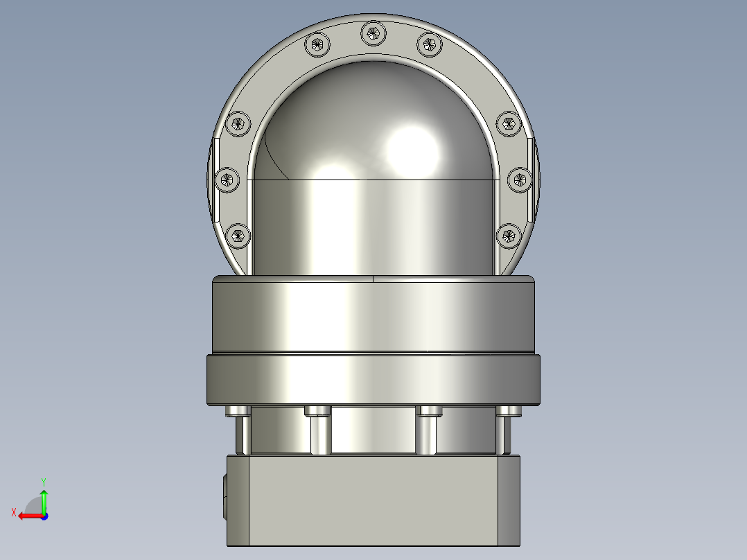 多摩川行星减速机TLR-090-L1-19DC19（45度）后视图