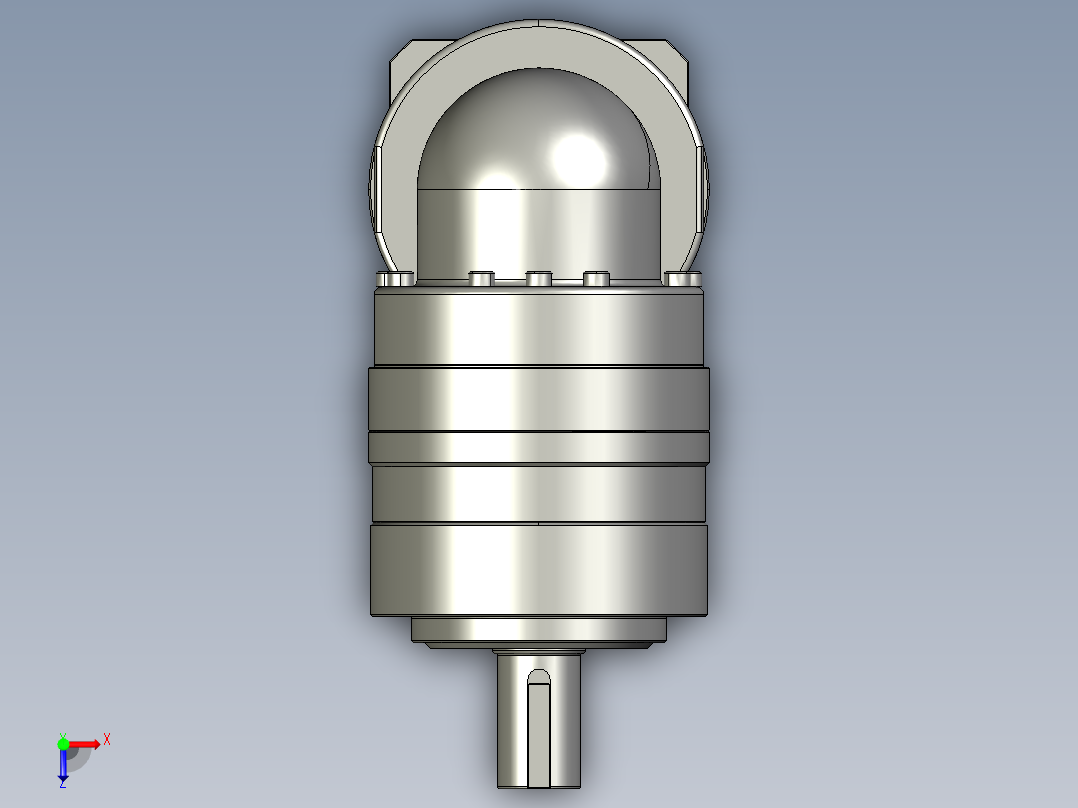 多摩川行星减速机TLR-090-L1-19DC19（45度）俯视图