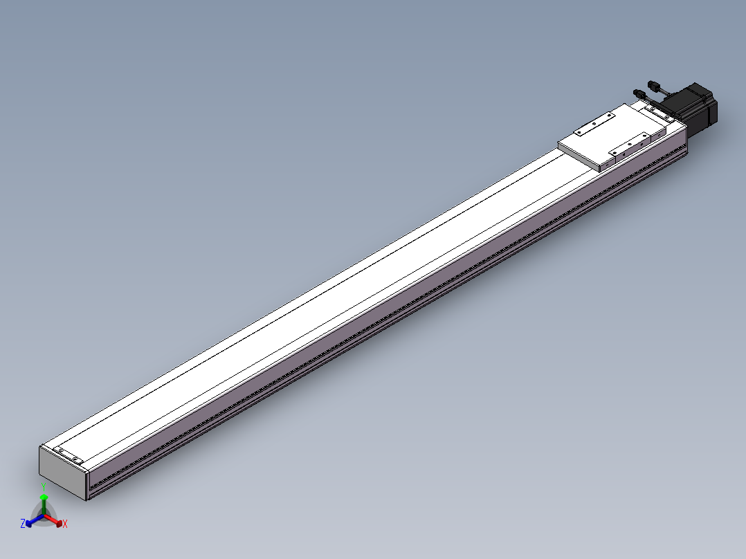 精密模组MY140A-T20-1400-BC-M100-C4正等轴测图
