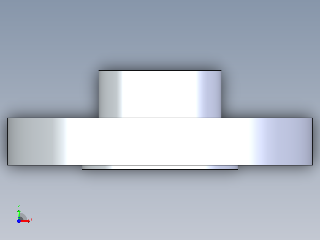 聚氯乙烯配件27-Sch80_Flange Vanstone_FPT_855-010_1in前视图