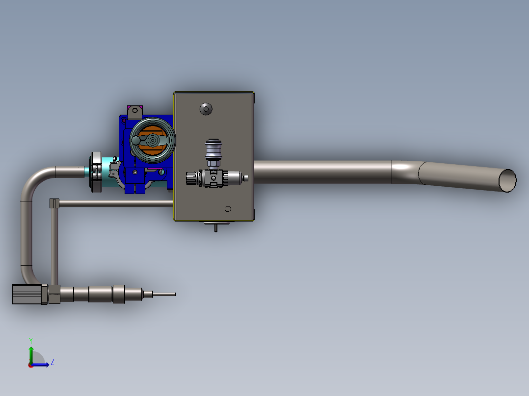 B22-小型卧式灌装机左视图