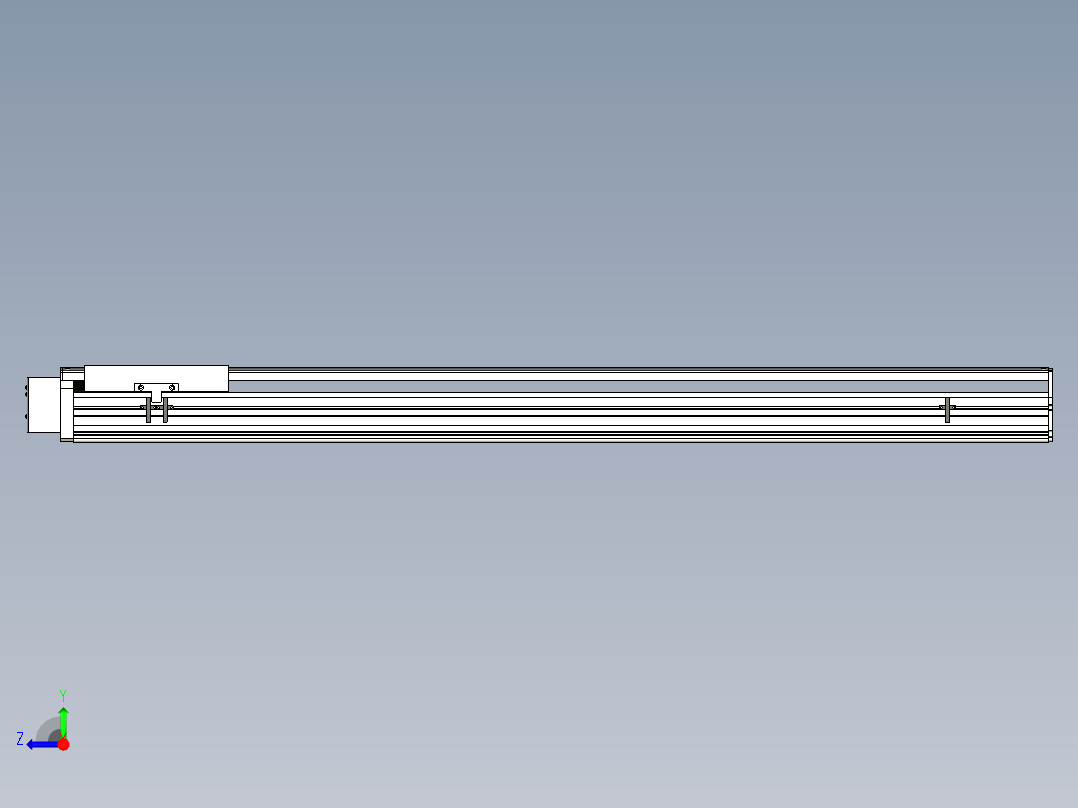 Toyo东佑达直线模组-ETH22-1250-BR-750W右视图