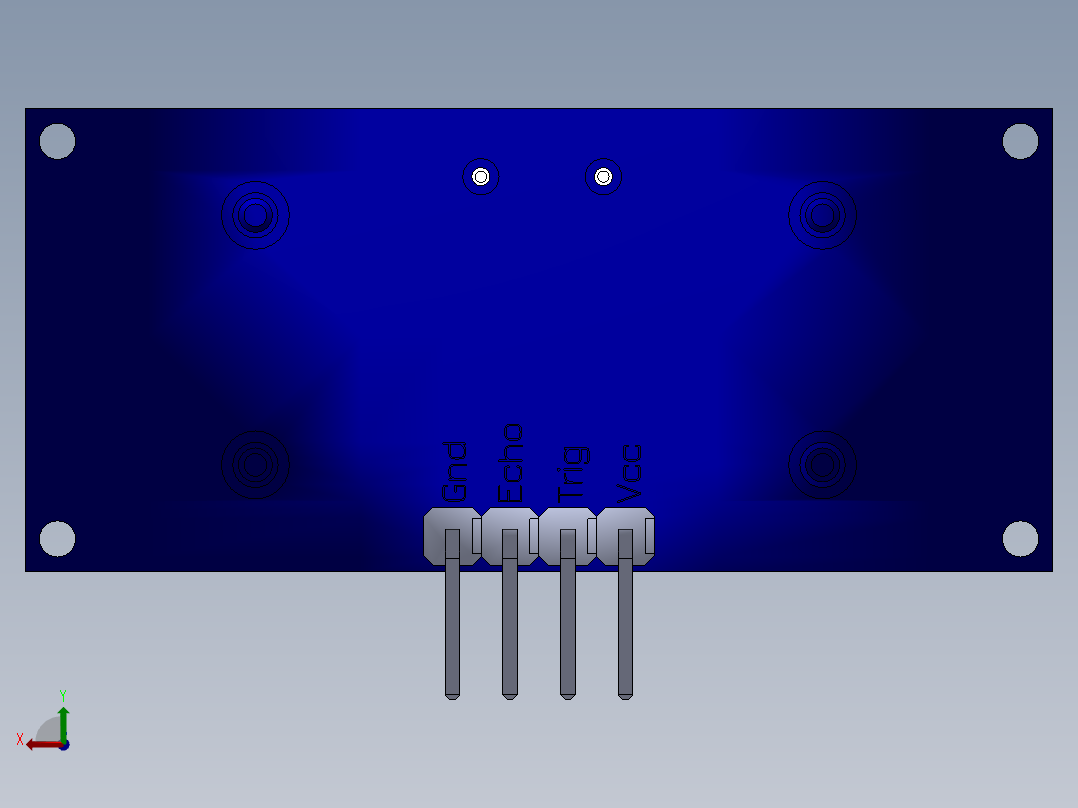 视觉传感器后视图