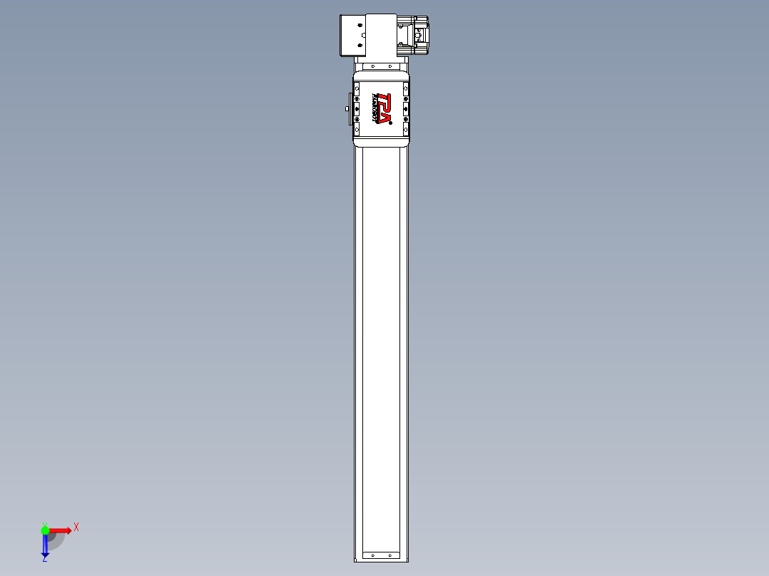同步带全封闭直线模组TPA-HCB-85D-90-L600-RP-Y-P20-N3俯视图