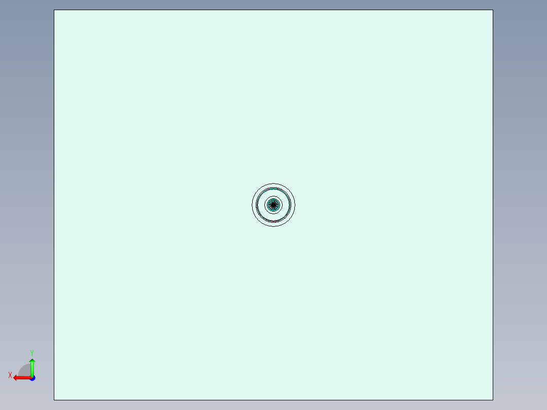 切边冲孔模架后视图