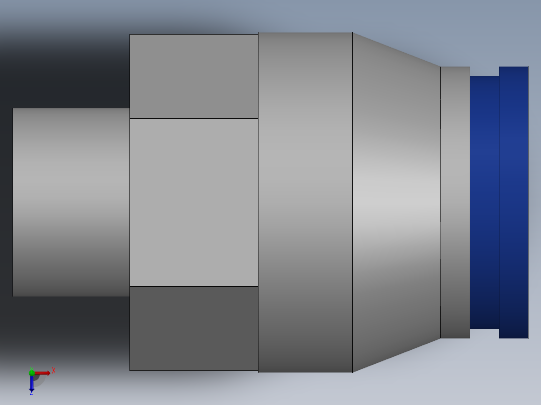 Ø8 x 1-8G - CONEXÃO RETA (C02250818)俯视图