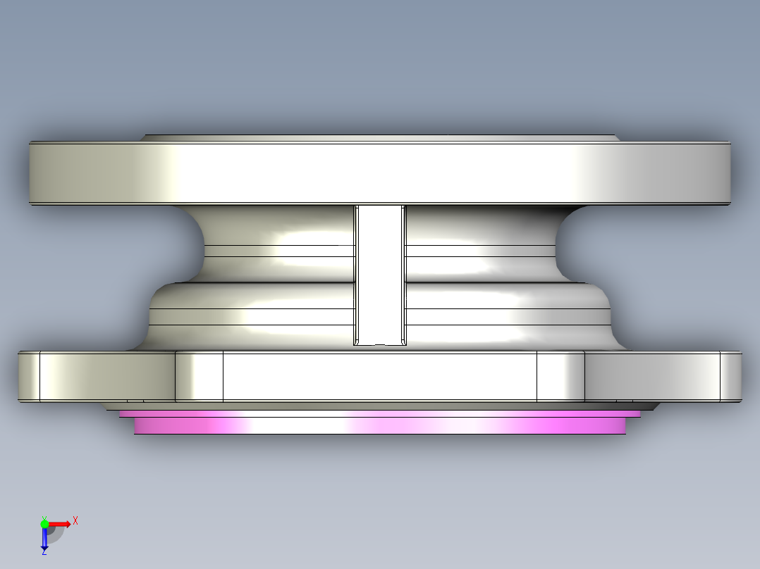 管道手动球阀-水管开关阀-手动阀门User Library-MD52C150DN80-2_MD52C150DN80.FCP俯视图