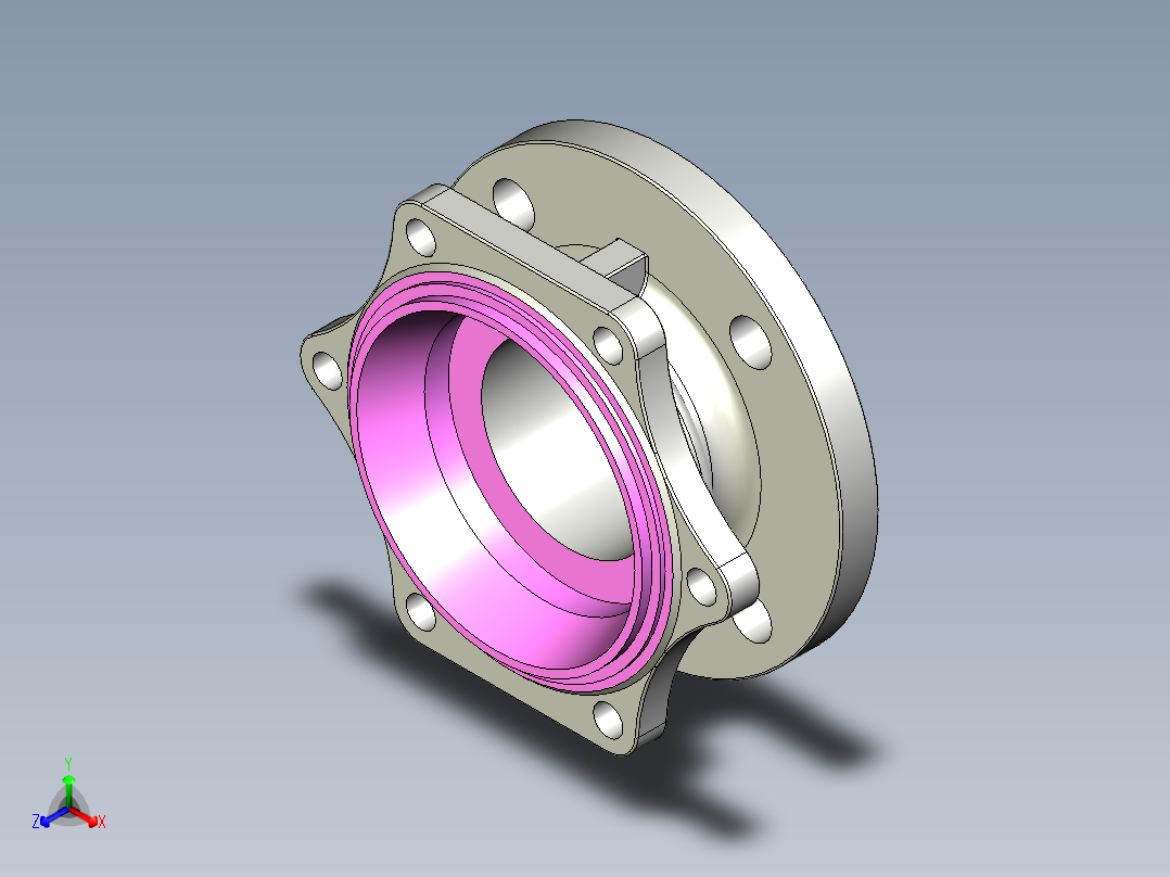 管道手动球阀-水管开关阀-手动阀门User Library-MD52C150DN80-2_MD52C150DN80.FCP正等轴测图