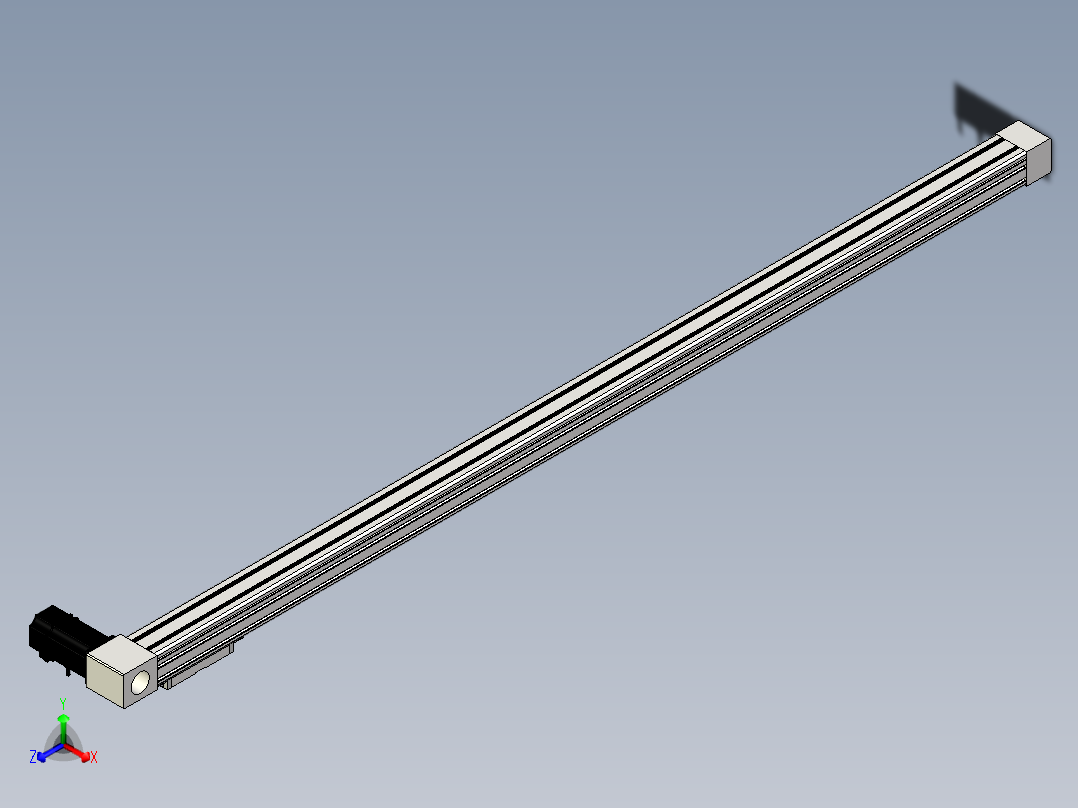 Toyo东佑达直线模组-M65M-X78-1600-L-M40-C4主视图