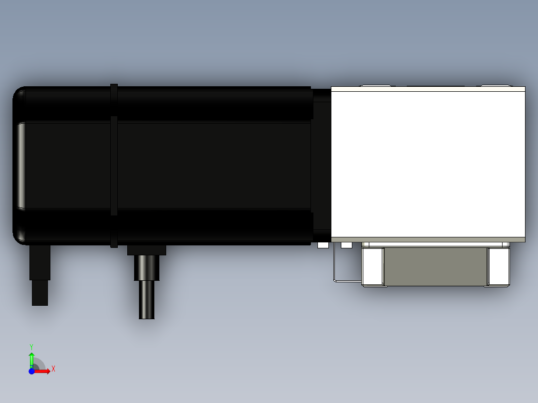 Toyo东佑达直线模组-M65M-X78-1600-L-M40-C4前视图