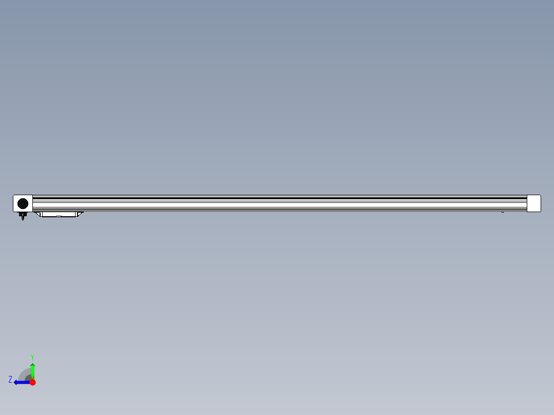 Toyo东佑达直线模组-M65M-X78-1600-L-M40-C4右视图