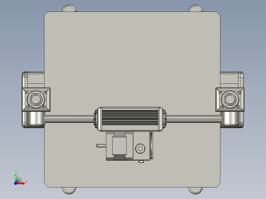 2526小型3D打印机前视图