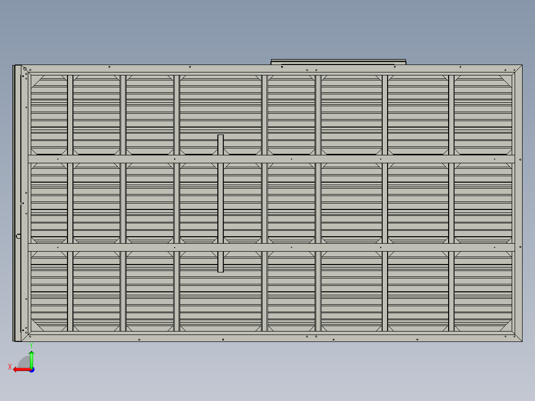 东风特汽车厢后视图