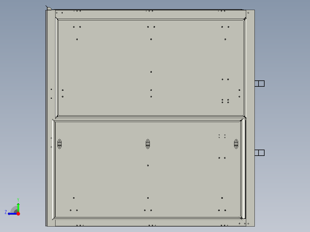东风特汽车厢右视图