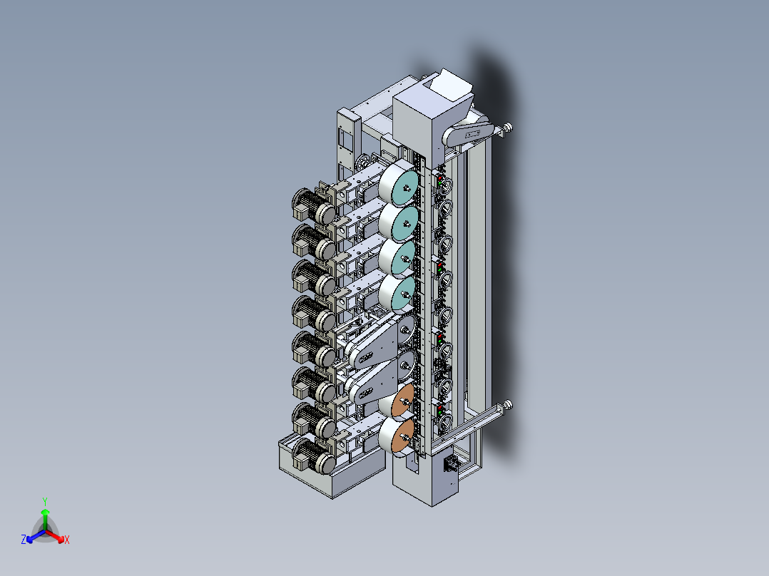 抛光机 表面处理主视图