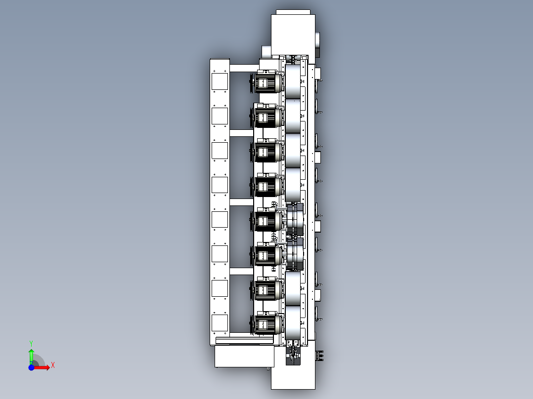 抛光机 表面处理前视图