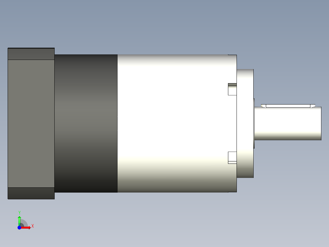 直齿PLE160-L2 42-114.3-200-M12.stp前视图