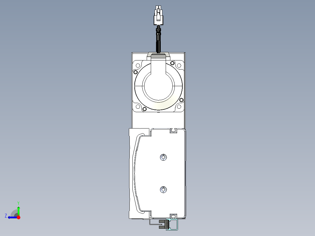 VF丝杆传动-一般环境VF14-Lxx-C-S1400-BR-ZP75-C3右视图