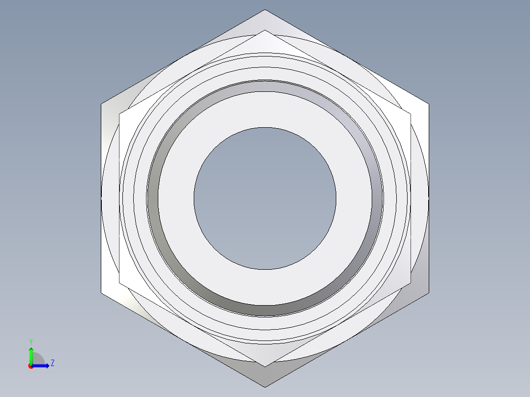 卡套式工业通用硬管接头EO_Male_Stud_connector_GE25SMED71左视图