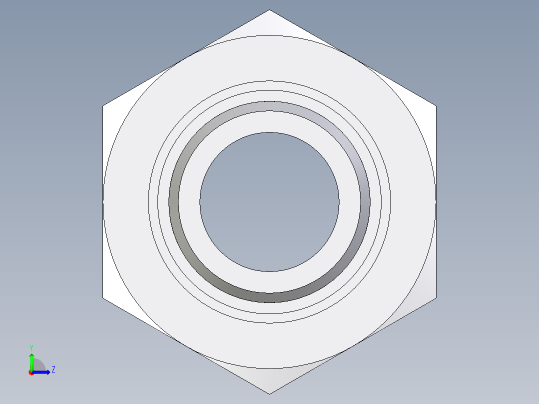 卡套式工业通用硬管接头EO_Male_Stud_connector_GE42LR1EDOMD71左视图