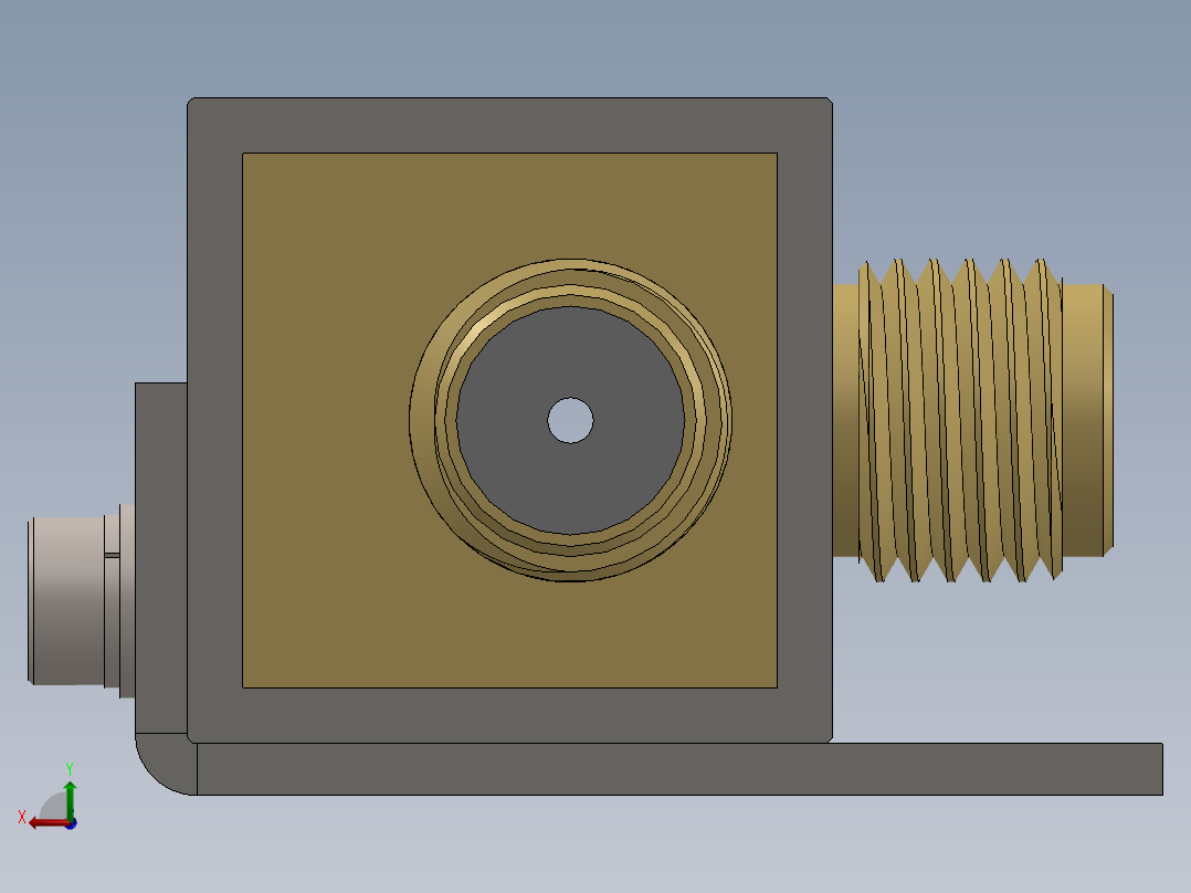 SMA接口34后视图