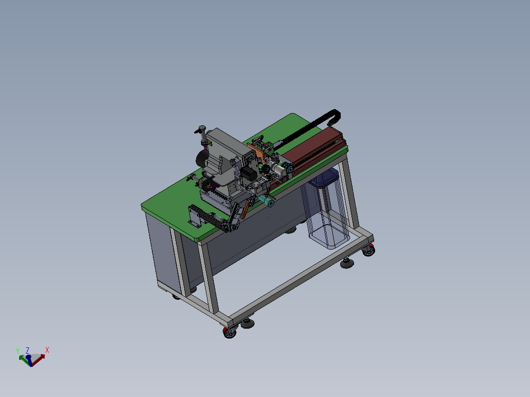 内裤松紧带绷缝机 sw18可编辑主视图
