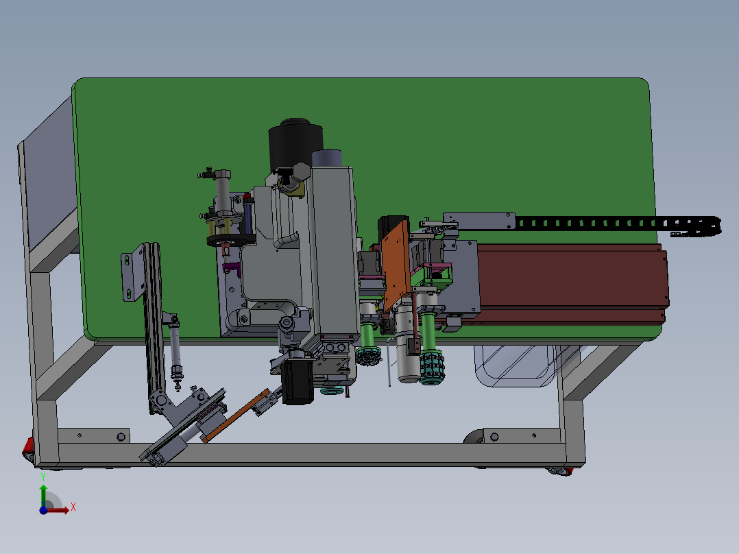 内裤松紧带绷缝机 sw18可编辑前视图