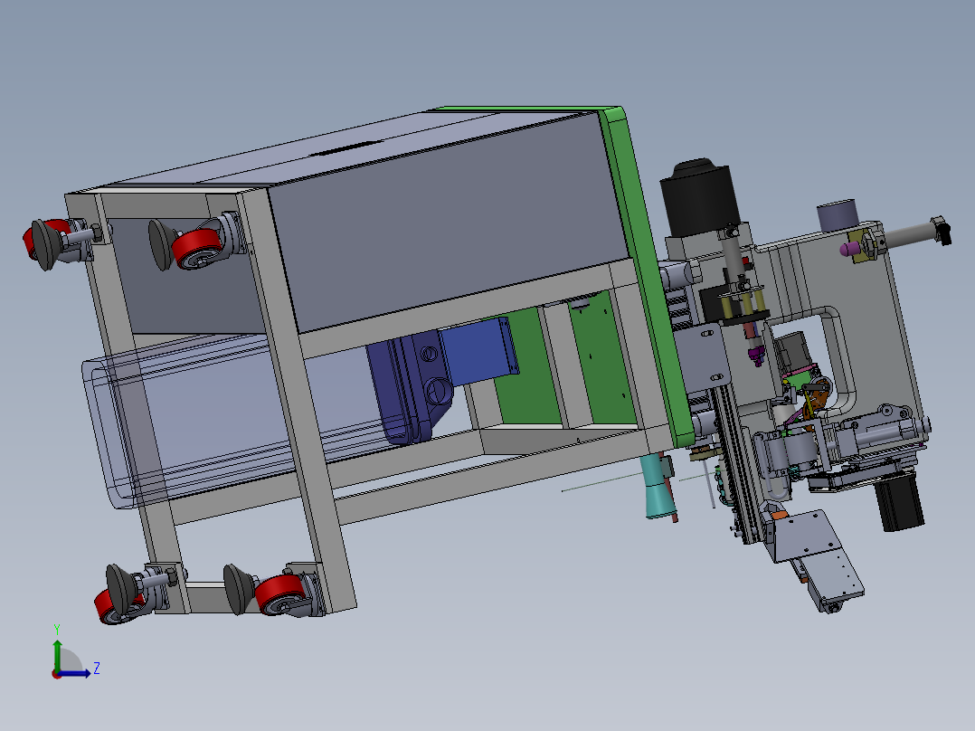 内裤松紧带绷缝机 sw18可编辑左视图