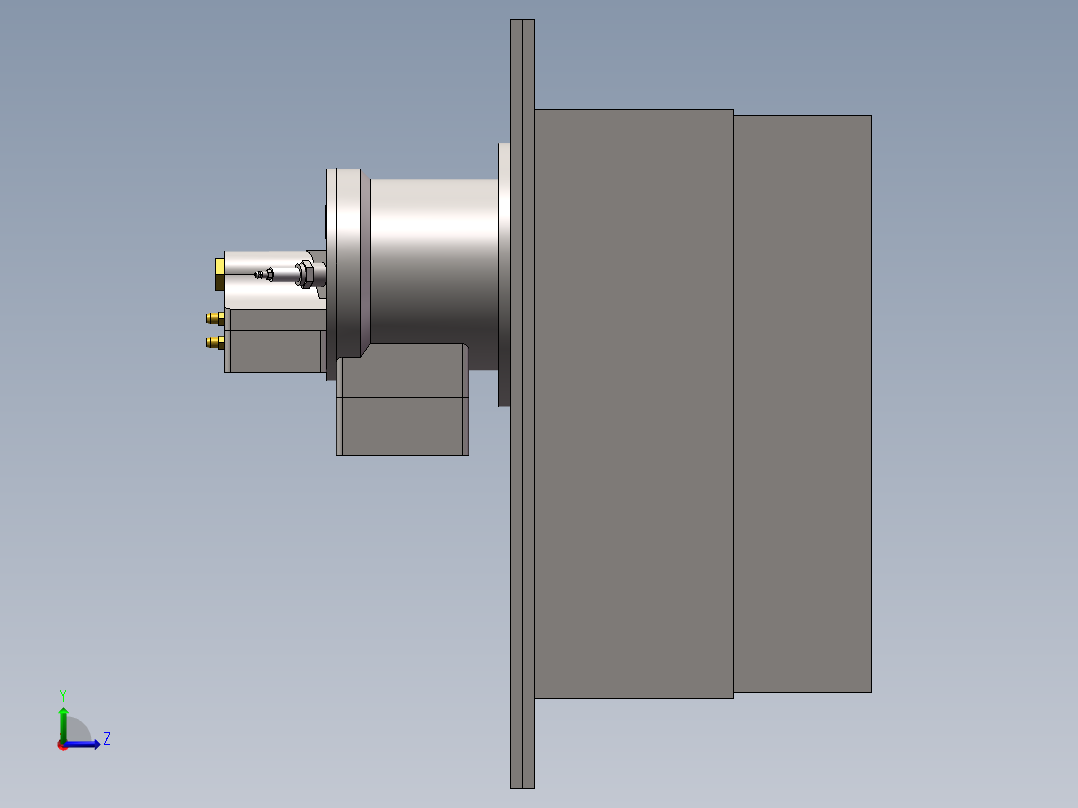 低NOx喷嘴混合燃烧器1381461==350左视图