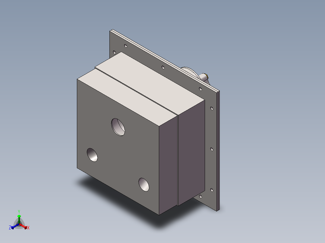 低NOx喷嘴混合燃烧器1381461==350正等轴测图