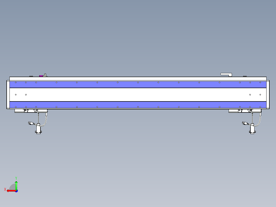 威洛博VL系列直线电机模组-2VL14S2-S850后视图