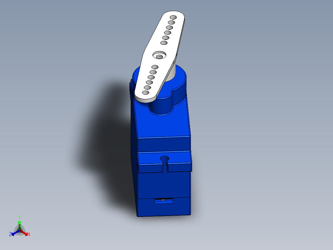 舵机正等轴测图