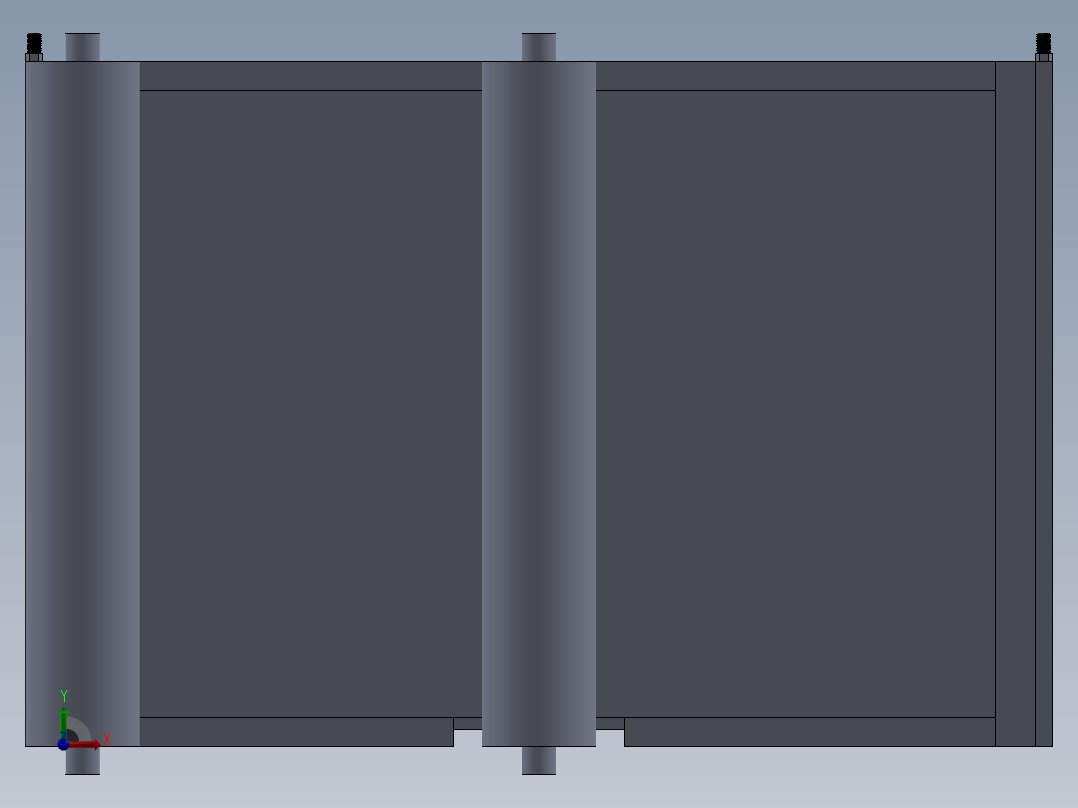 电路板定位器前视图