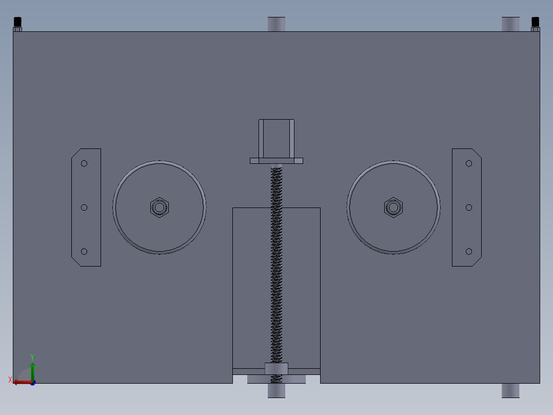 电路板定位器后视图