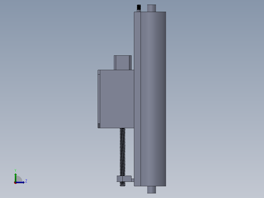 电路板定位器左视图