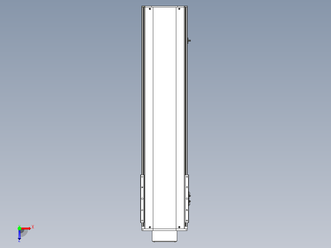 Toyo东佑达直线模组-ETH22-750-BM-400W俯视图
