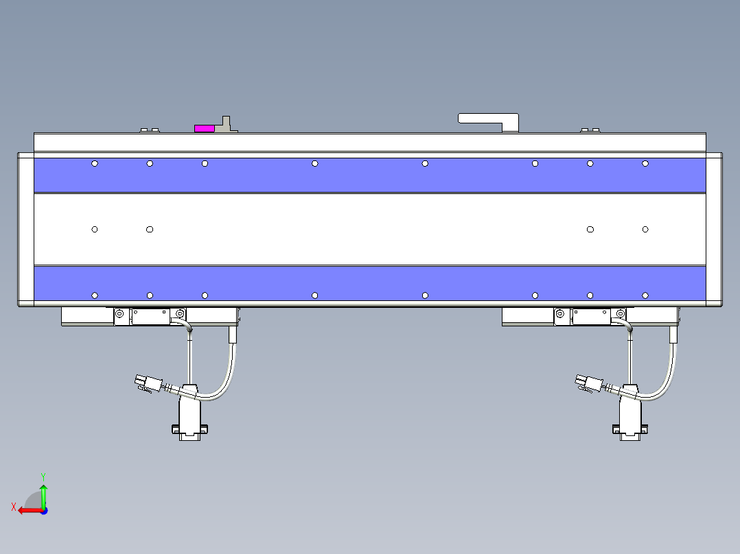 威洛博VL系列直线电机模组-2VL14S2-S200后视图