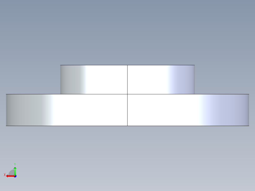 CPVC管件24-Sch80_Flange One-Piece_FPT_9852-030_3in后视图