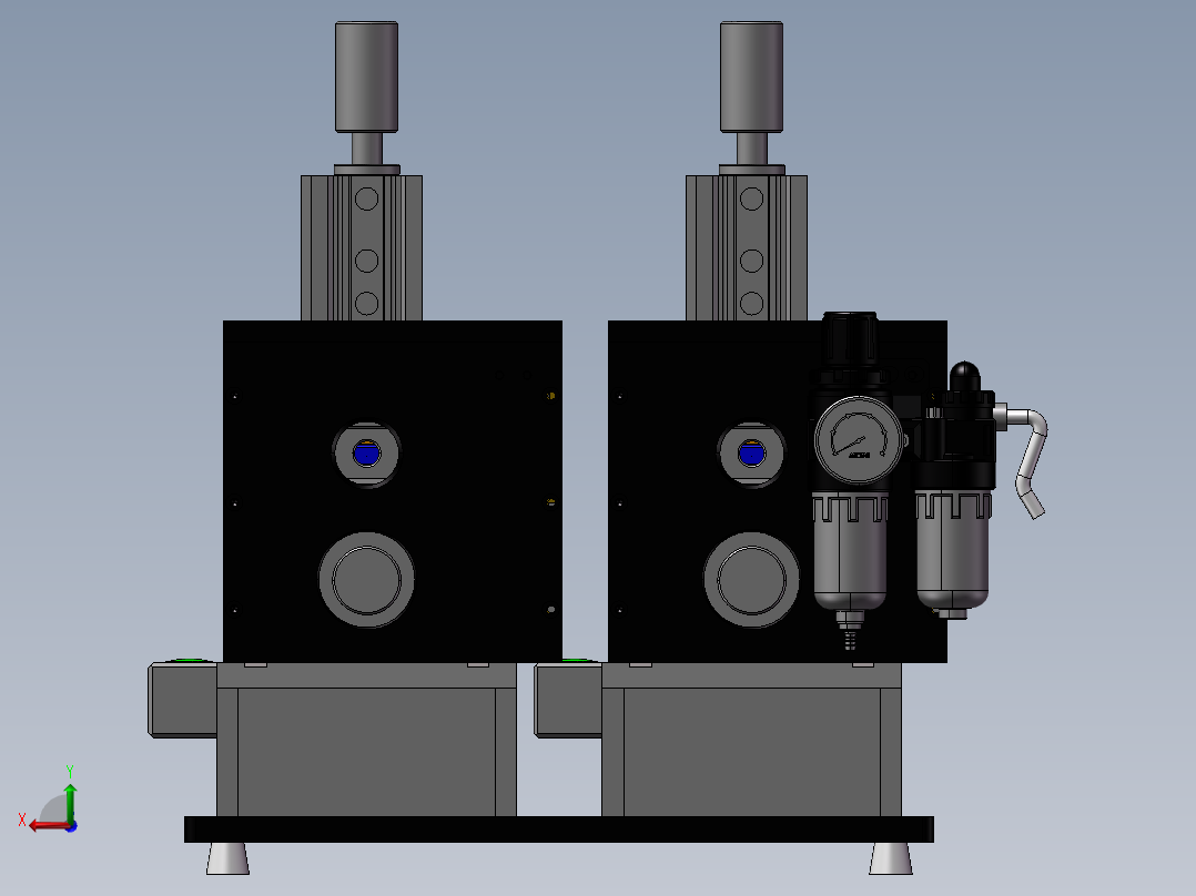 B01-4F剥皮机 导线脱皮机后视图