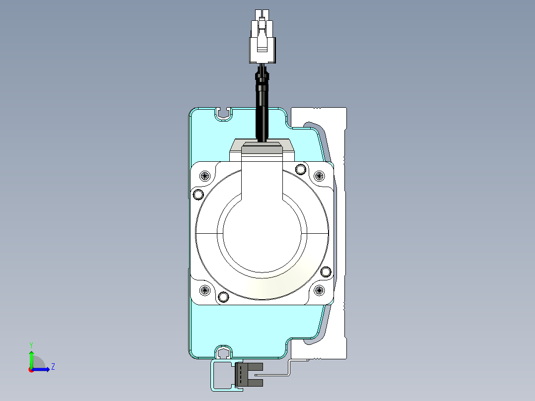 VF丝杆传动-一般环境VF14-Lxx-C-S800-BC-ZP75-C3左视图
