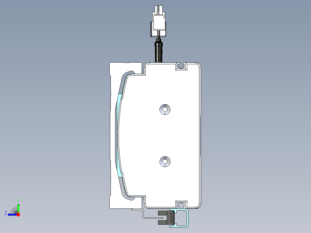 VF丝杆传动-一般环境VF14-Lxx-C-S800-BC-ZP75-C3右视图